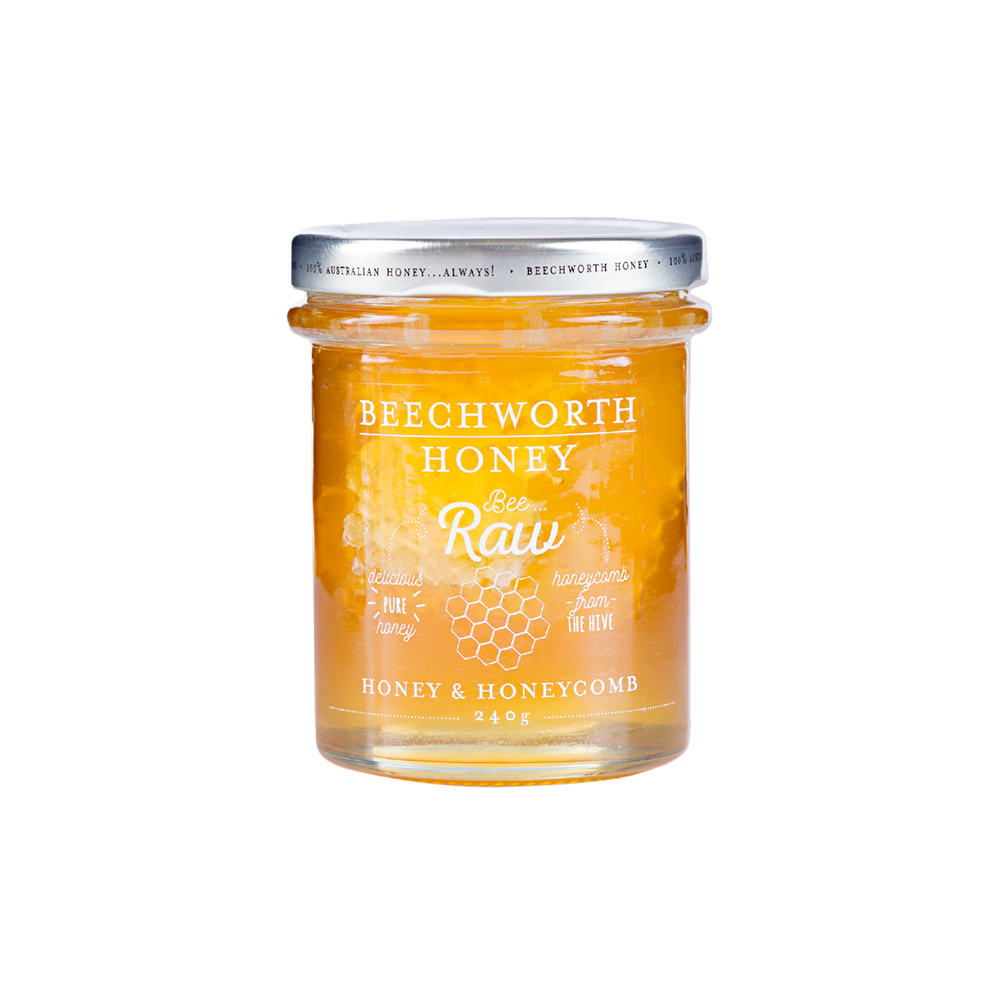 BRHOHOJAR240_Bee-Raw-Honey-&-Honeycomb-240g-Jar