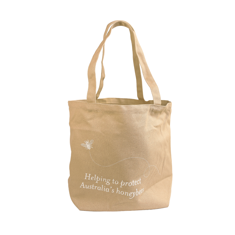 Tan Tote Large Stand Back