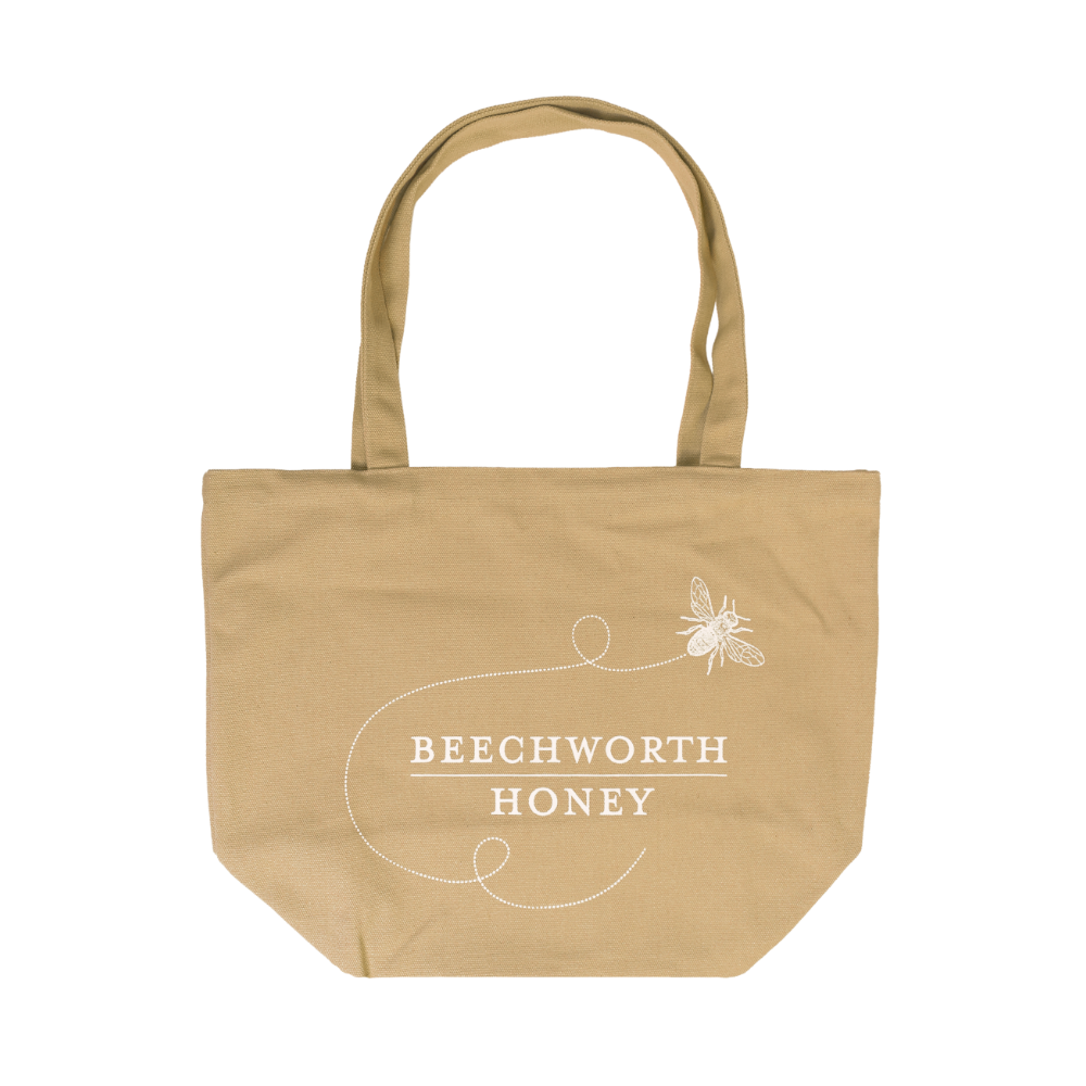 Tan Tote Large Flat Front