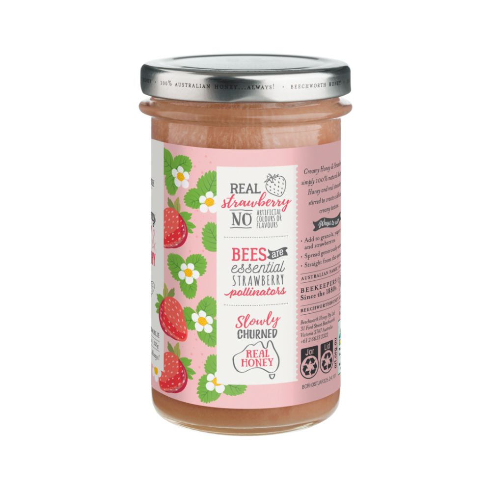 BCRHOSTJAR325_Bee-Creamy-Honey-&-Strawberry_Jar-Side
