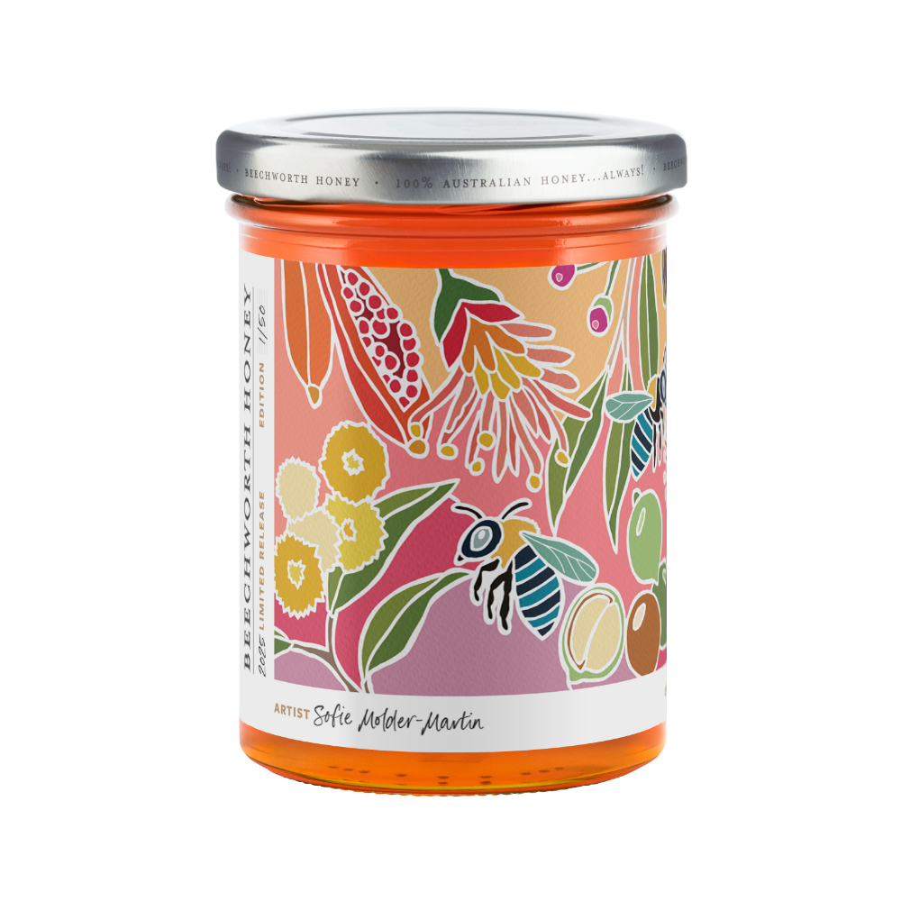 POLL25JAR550-Sofie_Pollinate-Honey-2025_Sofie-Molder-Martin_550g_front